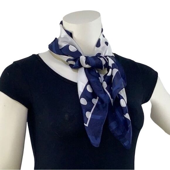 Polka dot square scarf - Picture 1 of 4